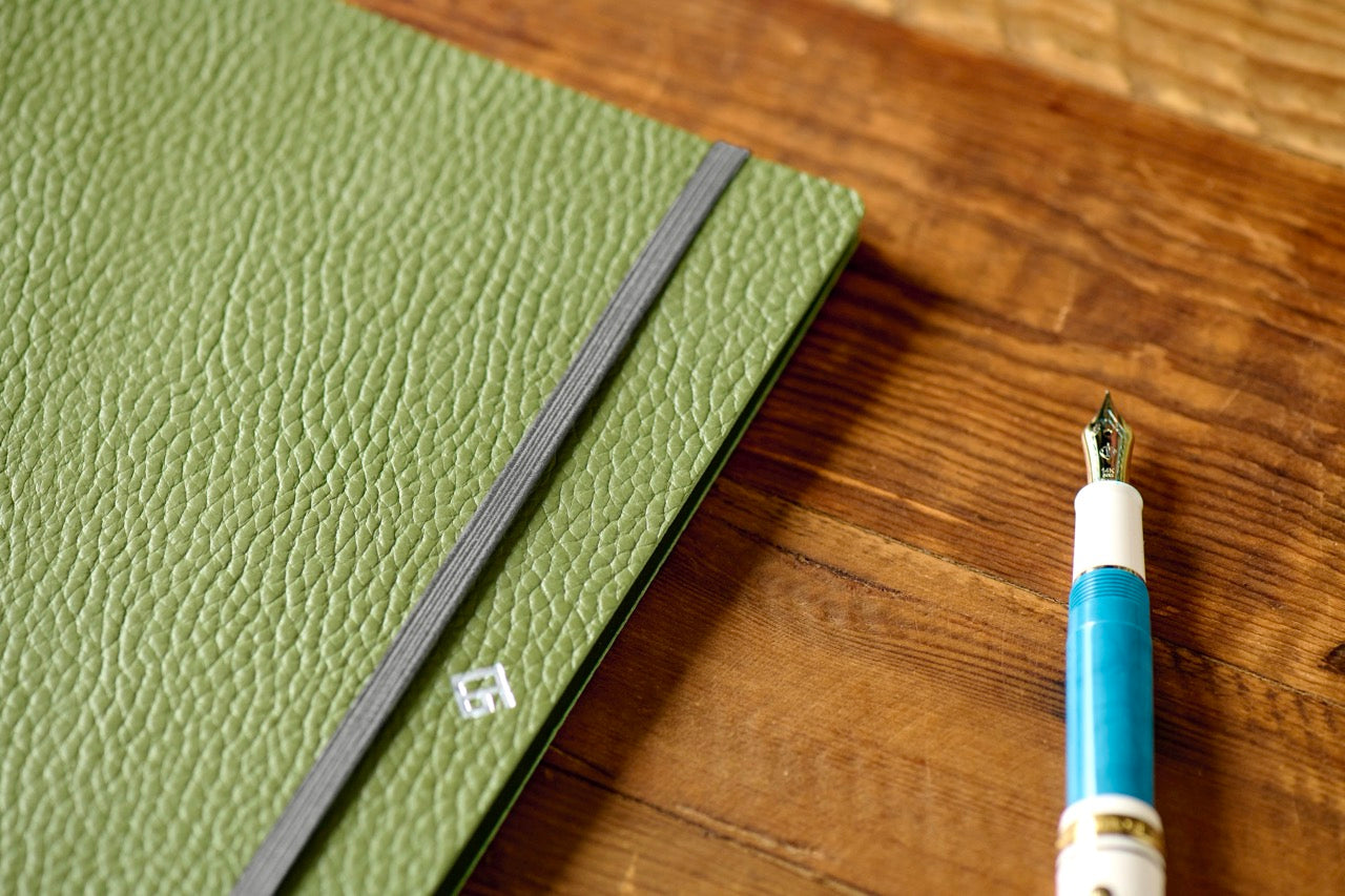 本革表紙の質感